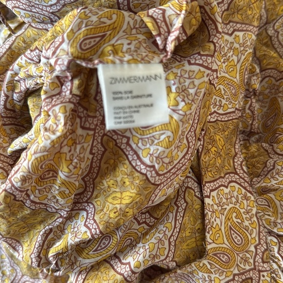 Zimmermann Belle Silk Jumpsuit Small - Picture 12 of 15